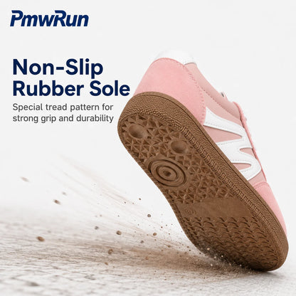 Trend Fashion Sport Shoes For Women PU Leather Waterproof Female Sneakers Anti-slippery Running Footwear For Boys Girls