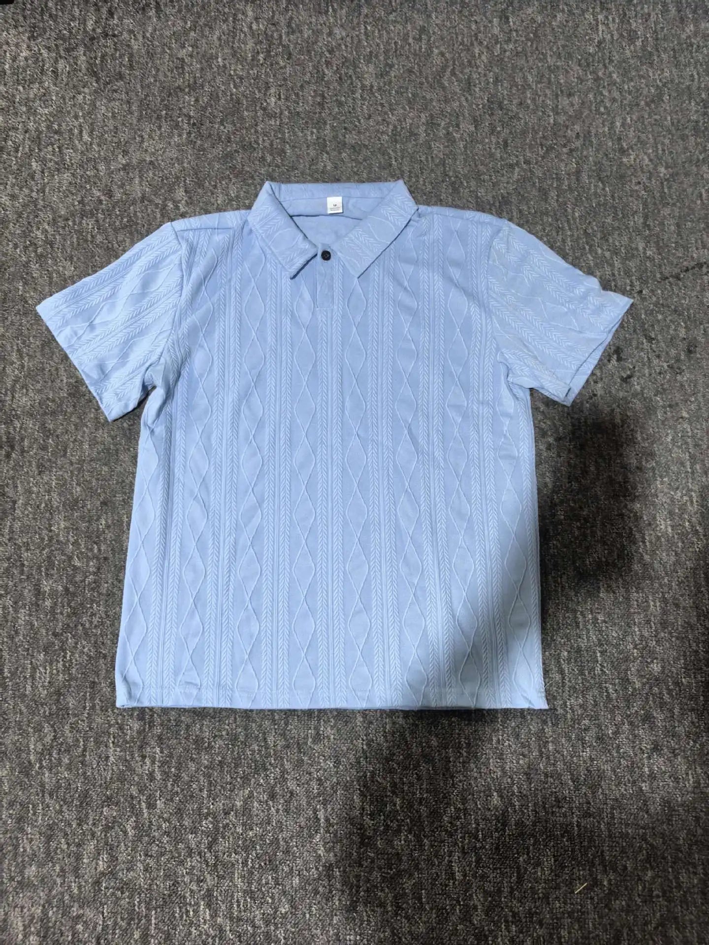 Knitted Polo Shirt – Men's Retro Summer Lapel Tee | Breathable Lightweight Top