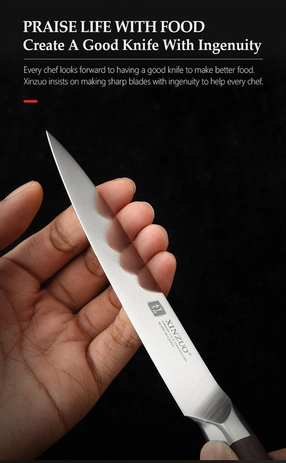 XINZUO High Quality Paring  Utility Cleaver Knife Set - 35 5 8 Germany 14116 Stainless Steel