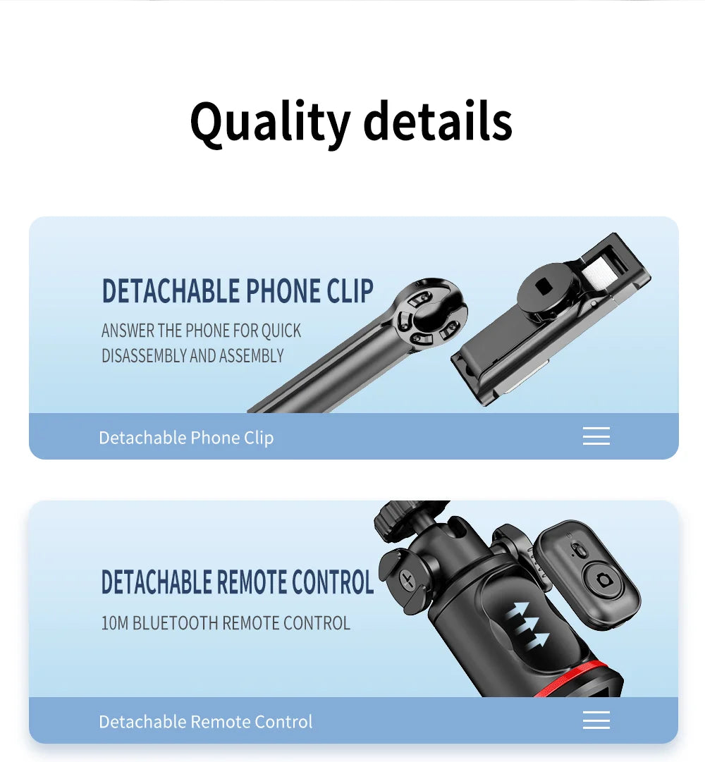 Wireless Bluetooth Selfie Stick for Smartphone Gopro Tripod for DSLR Camera with Octopus Legs for Xiaomi iPhone Huawei Samsung