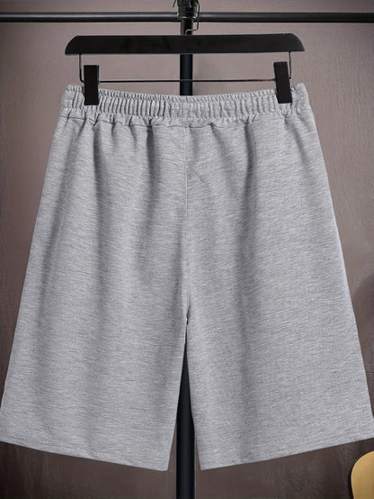 Men'S Summer New Loose-Fit Casual Sports Shorts, Gym Shorts with An Elastic Waistband - Adjustable Drawstring for Comfort,