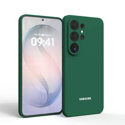 For Samsung Galaxy S26 Ultra Case Silky Silicone Cover Soft-Touch Back Protective Housing For S26Ultra S26 Plus S25 FE S24 S23