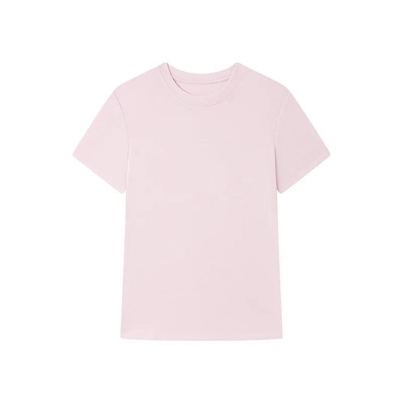Women's Round-Neck T-Shirt – Slim-Fit Silky Base Top