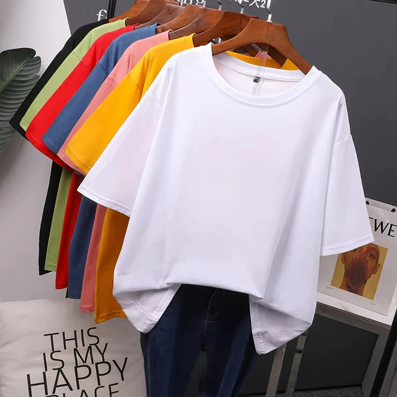 Men's summer 100% cotton fashionable casual loose coconut tree pattern printed sports round neck short sleeved T-shirt top