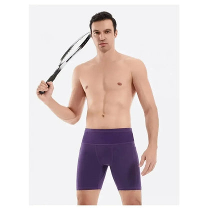 Summer New  Men's 3.0 Multipocket Compression Shorts Quick Dry Marathon Running Jogging Cycling Fitness Exercise Tight Shorts
