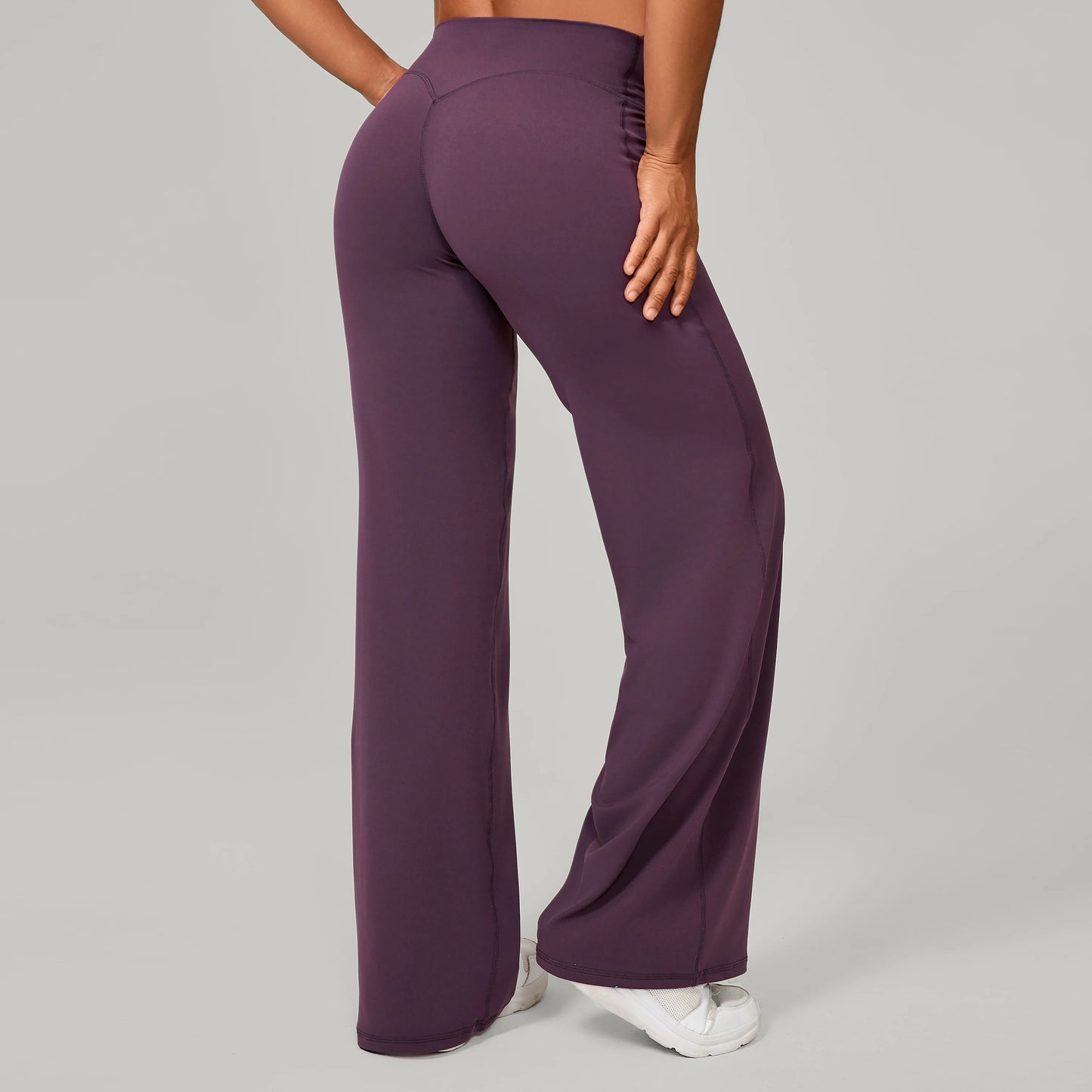 Women Yoga Pants – Soft Stretchy Fabric Full Length Leggings With Elastic Waist