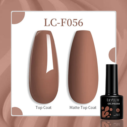 Gel Nail Polish - LILYCUTE UV Gel Varnish 7ML | Soak Off, Long Lasting Colors