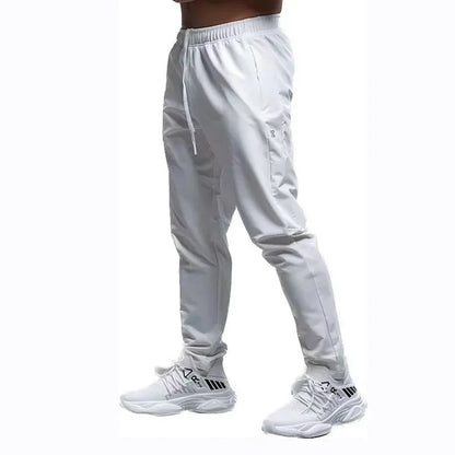 Men's Running Pants - Breathable Waterproof Sweatpants With Elastic Waist & Zip Pocket