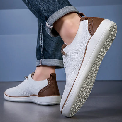 Men's wide shoes, large size casual shoes, suitable for people with fat feet wide feet, soft and light walking shoes