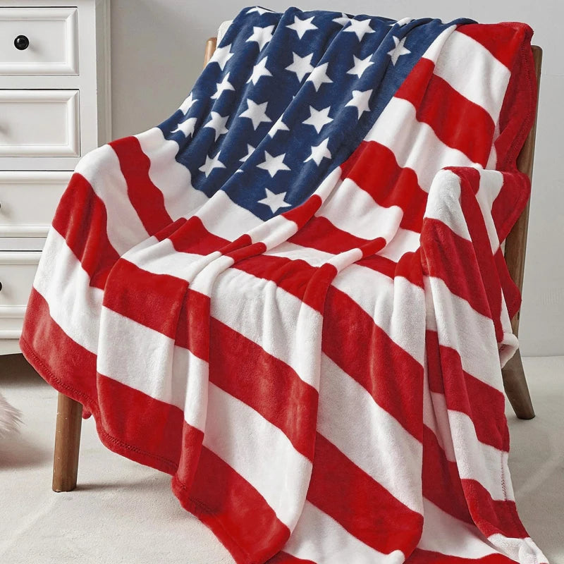 Plush Bed Blanket - Warm Throw for Sofas Cars and Travel - Machine Washable