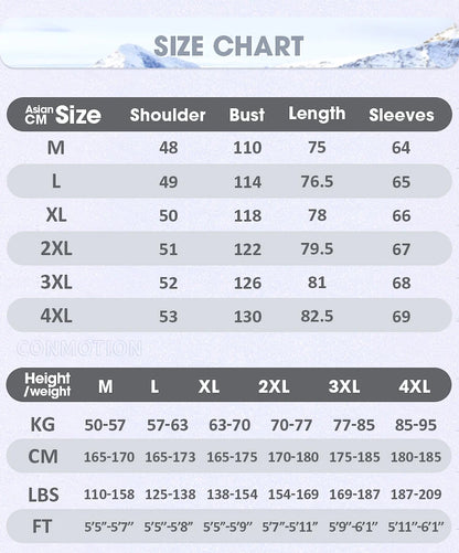 Down Jacket Men White Duck Winter Coat Windproof Warm Parkas Travel Camping Overcoat New in Thicken Solid Color Hooded Clothing