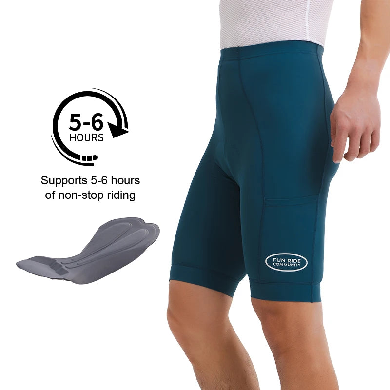 INBIKE Pro Summer Men's Cycling Shorts Bicycle Pants Shock-absorbing Cycling Clothing Mountain Road Bike Tousers With pocket