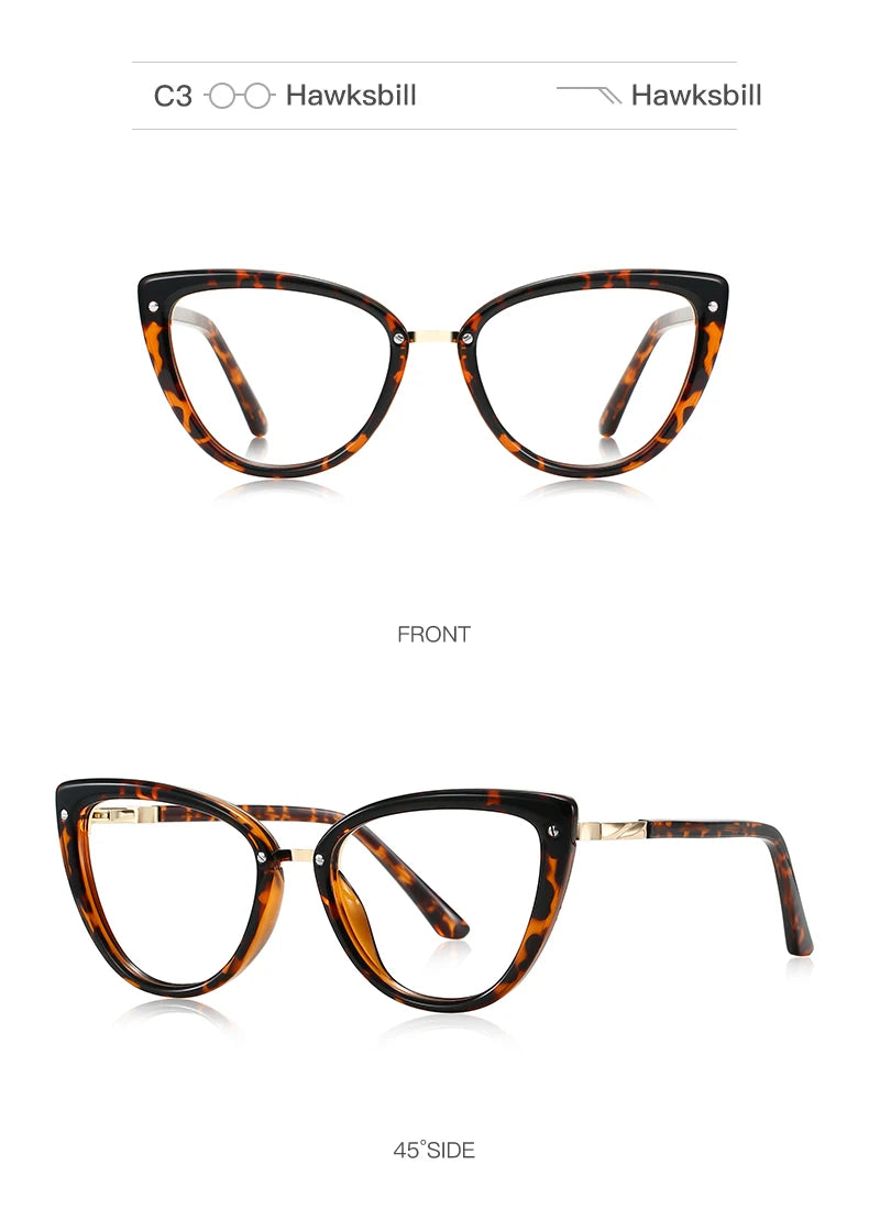 Cat Eye Reading Glasses – Women's Fashion Eyewear With Blue Light Protection