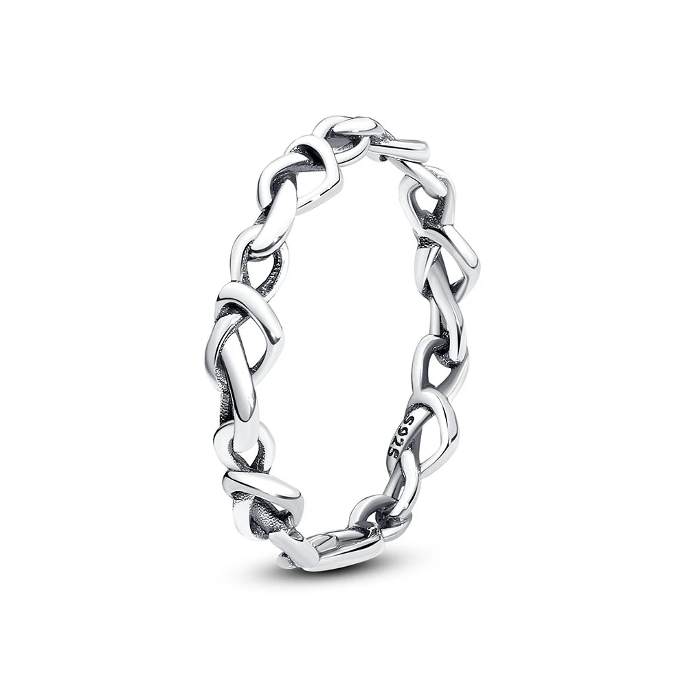 Sterling Silver Rings - 925 Silver Jewelry With Cubic Zirconia & Pave Setting