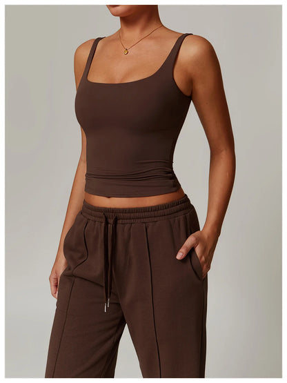 Women's Workout Tank – Breathable Yoga Tank Top | Quick Dry Running Tight Top