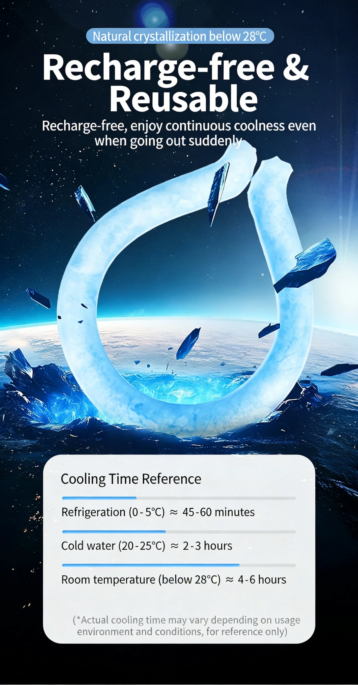Ice Pack Wrap Neck Cooling Tube Reusable Wearable Gel for Hot Weather Comfortable Ice Ring Neck Cooler Summer Cooling Products