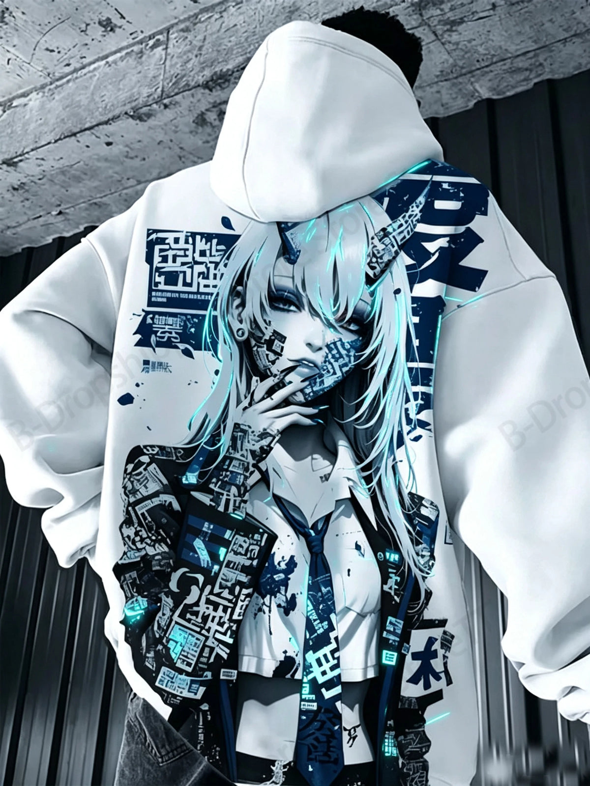 Sexy Anime Samurai Girl 3d Print Hoodie Men Women Fashion Oversized Hoodie Sweatshirt Men Tracksuit Y2k Clothes Japanese Moletom