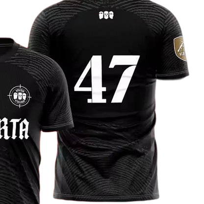 Mens Breathable Jersey Summer Sports Shirt - Lightweight Round Neck T-Shirt