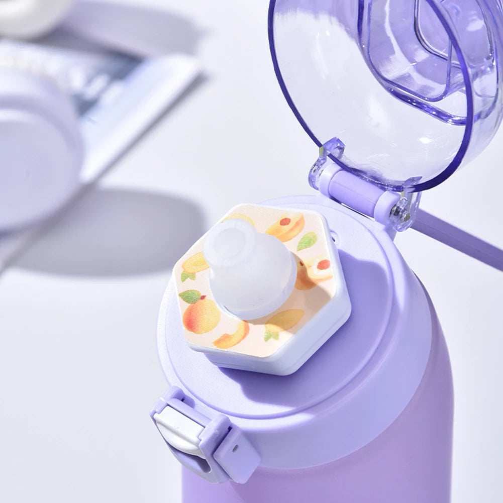 Scent Flavored Water Bottle – 650ML Fruit Scent Water Cup with 7 Flavor Pods - ZOOMNSTORE