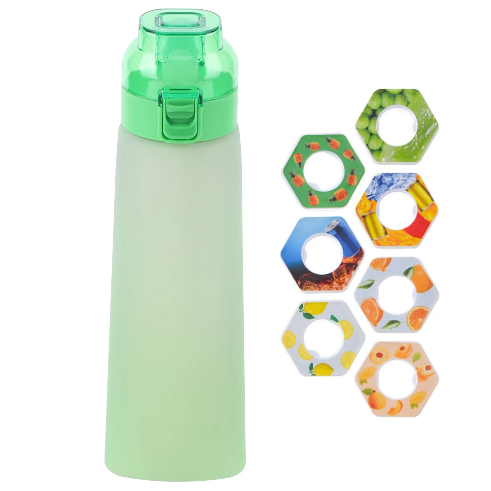Scent Flavored Water Bottle – 650ML Fruit Scent Water Cup with 7 Flavor Pods - ZOOMNSTORE