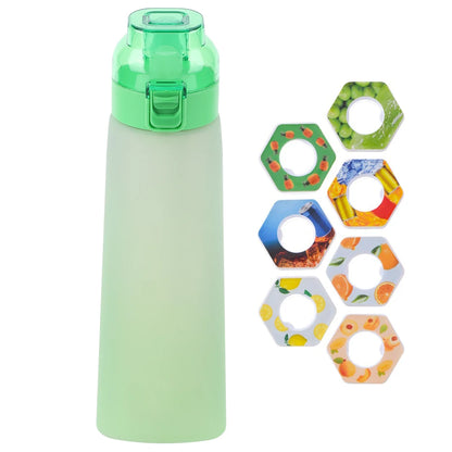Scent Flavored Water Bottle – 650ML Fruit Scent Water Cup with 7 Flavor Pods - ZOOMNSTORE