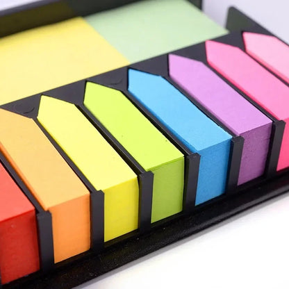 2026 New 1 Set of Colorful Convenience Stickers Organization Multi-Color Stickers Set Leather Packaging Box Calendar