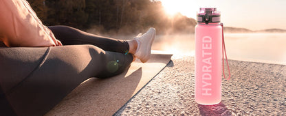 32oz Water Bottle Motivational Sport Water Bottle Leakproof Drinking Bottles Outdoor Sports Travel Kettle Drinking Water Bottle