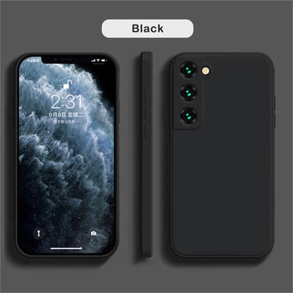 Delicate Liquid Silicone Camera Lens Protector Case For Samsung A17 A16 A56 A36 A15 S23 S24 S25 S26 UItra Plus Funda Coque Cover