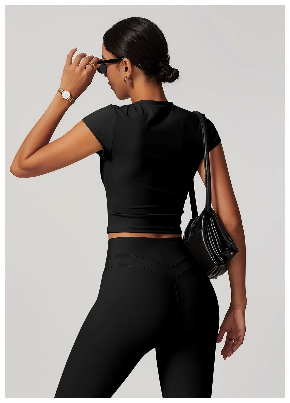 Women Yoga Top - Breathable Short Sleeve Shirt | Quick Dry Gym Top, Lightweight