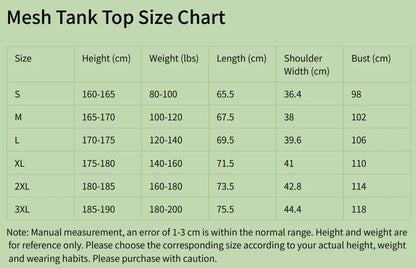 Men's Sleeveless Tank Top Quick Dry Breathable Polyester Mesh Workout Fitness Basketball Gym  Bodybuilding Singlet Fitness Wear
