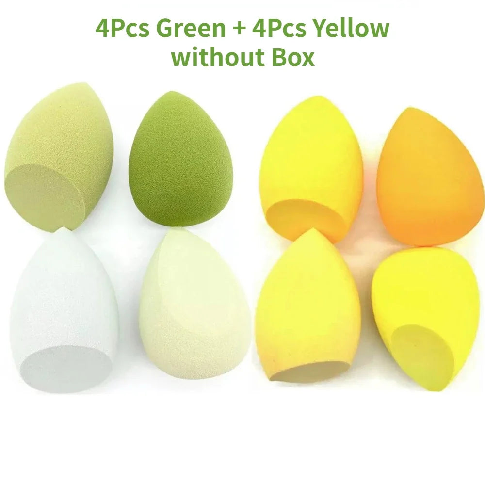 Makeup Sponge Blender - 4/8pcs Soft Foundation Sponges Beauty Puff Set