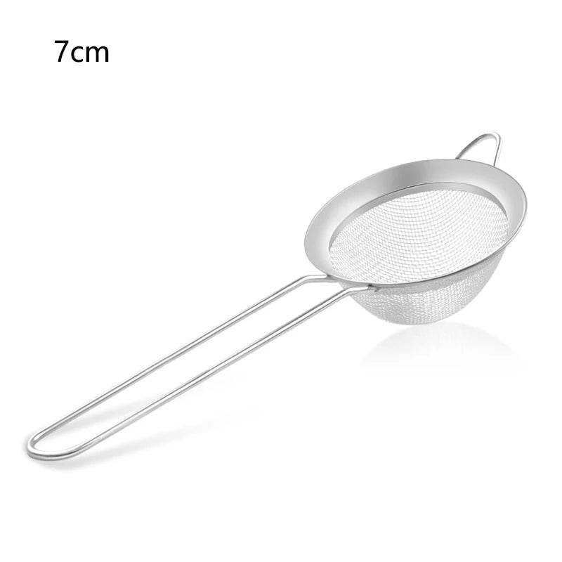 Fine-Mesh Strainer Set – Stainless Steel Sieve & Flour Sifter (3/4-Piece)