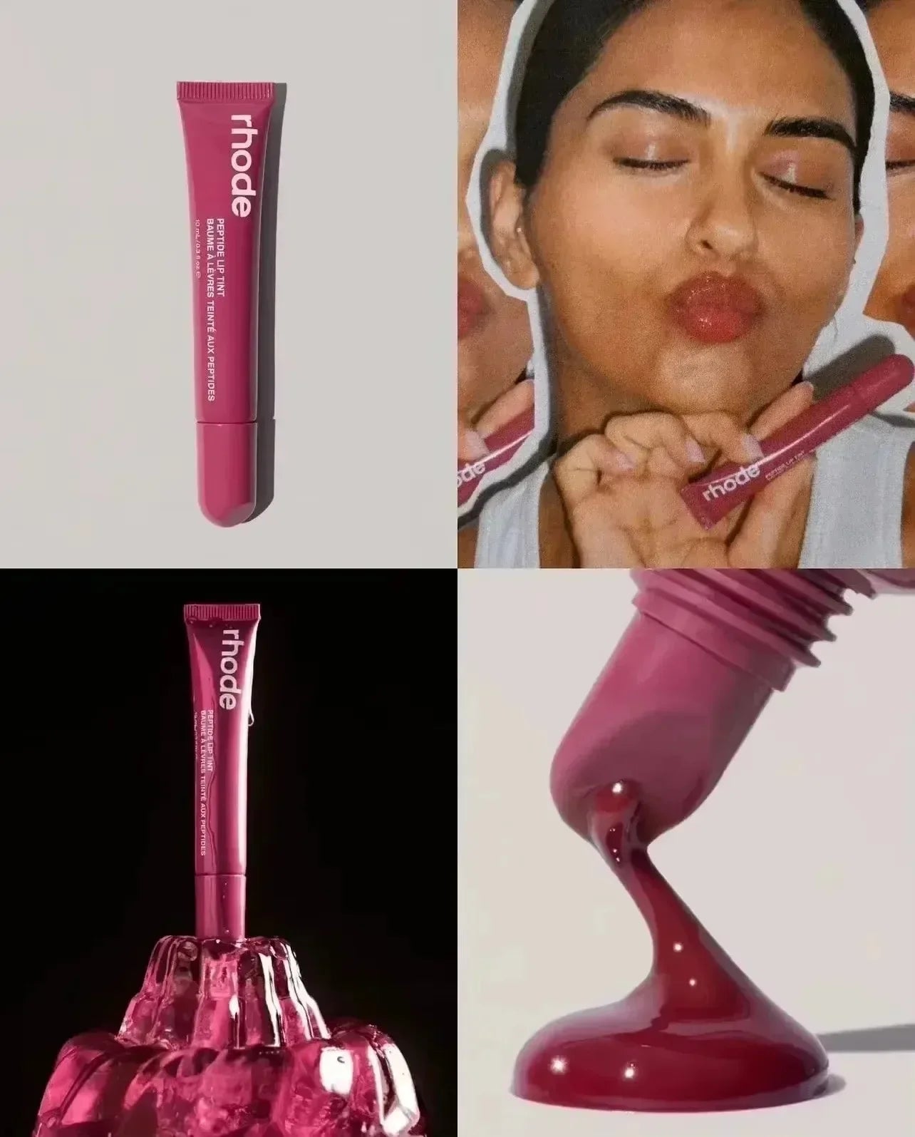 Hydrating Lip Gloss - Long Lasting Waterproof Glazing Mist & Rouge Powder Blush Stick