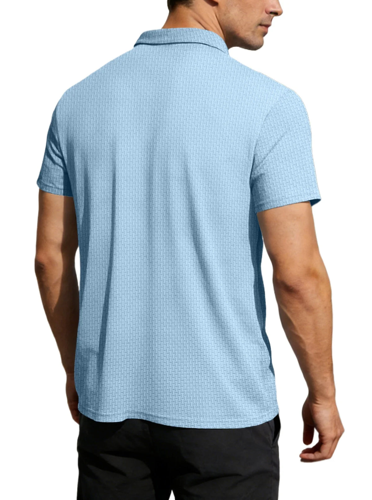 Men's Ice-Silk Polo Shirt – Lightweight Quick-Dry Breathable Top