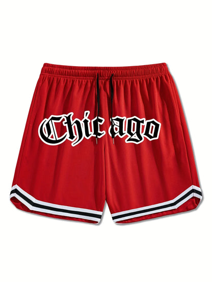 2025 Summer new casual, fashionable, comfortable, lightweight, quick-drying, breathable 3D digital printed men's shorts