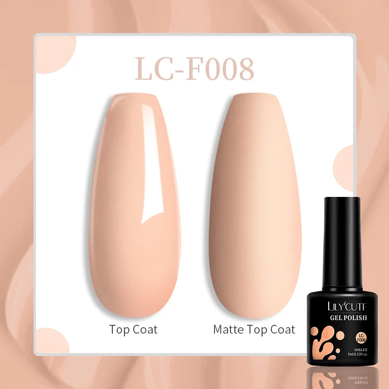 Gel Nail Polish - LILYCUTE UV Gel Varnish 7ML | Soak Off, Long Lasting Colors