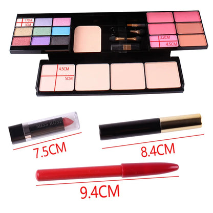 MISS ROSE Makeup Set Box Professional Eyeshadow Lip Gloss Stick Foundation Blush Powder Makeup Kit Maquiagem Cosmetics