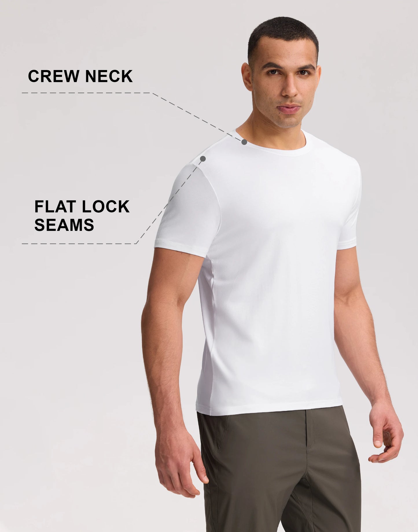 Pioneer Camp Men's T-Shirt Bamboo Viscose Ultra Soft Plain Male Shirts Cooling Crew Neck Casual Basic Tee Shirt Undershirt