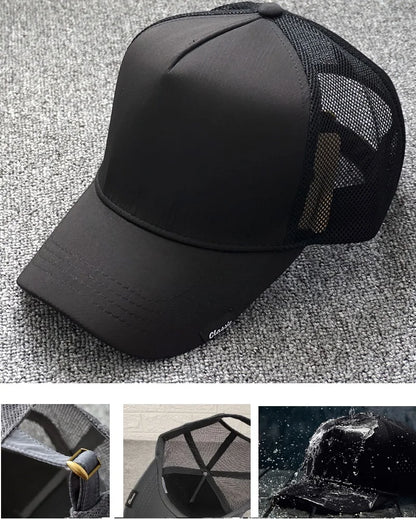 Big Head Man Large Size Mesh Baseball Hats Outdoors Plus Size Sport Caps Dad Oversize Trucker Cap 56-61cm 62-66cm