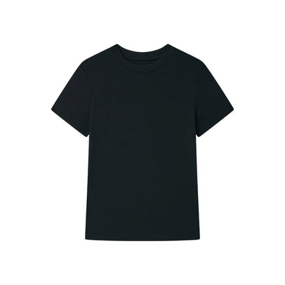 Women's Round-Neck T-Shirt – Slim-Fit Silky Base Top