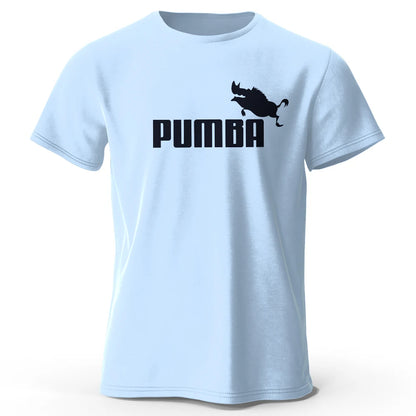 Men's Graphic T-Shirt - Pumba Print Cotton Tee | Breathable Short Sleeve Summer Top