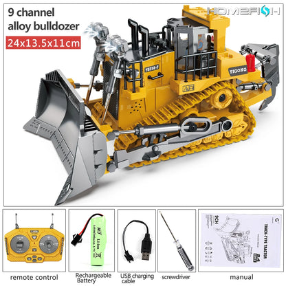 Remote Control Excavator  Dump Truck Set - RC Construction Toys for Kids - ZOOMNSTORE