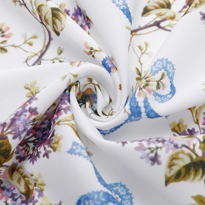Summer Midi Dress - Women's Floral Print Elegant Camisole Fit and Flare Holiday Dress