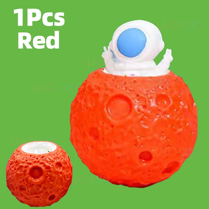 Squeeze Astronauts Planet TPR Cup Anti Stress Pop Up Funny Toys Joke Decompression Fidget Sensory Stress Gift for Kids Adults