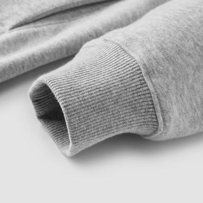 Semir Hoodie Women Fleece Lined Thermal Antibacterial Loose Fit Solid Color 2025 New Winter Casual Pullover
