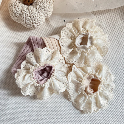 1 Pair Baby Girls Knee High Socks Spanish Long Kids Soft Lace Stuff Princess Children Socks Ruffle Leg Warmth Cute Girls Socks