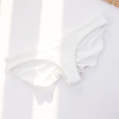 4 Colors Bikinis Women Solid Brazilian Thong Bikini Tanga 2025 Swimsuit Swimwear Women's Swimming Suit Bottom Bathing Suit A117