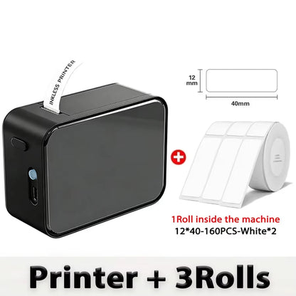 Marklife P15 Mini Thermal Printer Bluetooth Label Printer For Gift/Price/Tag/Sticker/Marking/ Home/Office/ School As D110/D30
