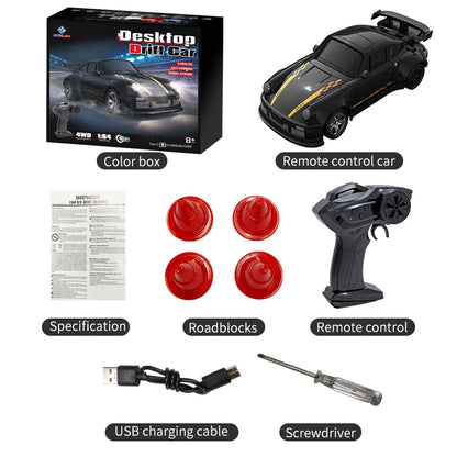 164 Drift RC Car - 2025 Kf20 Four-Wheel Remote-Controlled Racing Toy