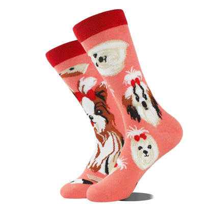 Funny Alien Shark Cotton Socks - Unisex Novelty Crew Socks